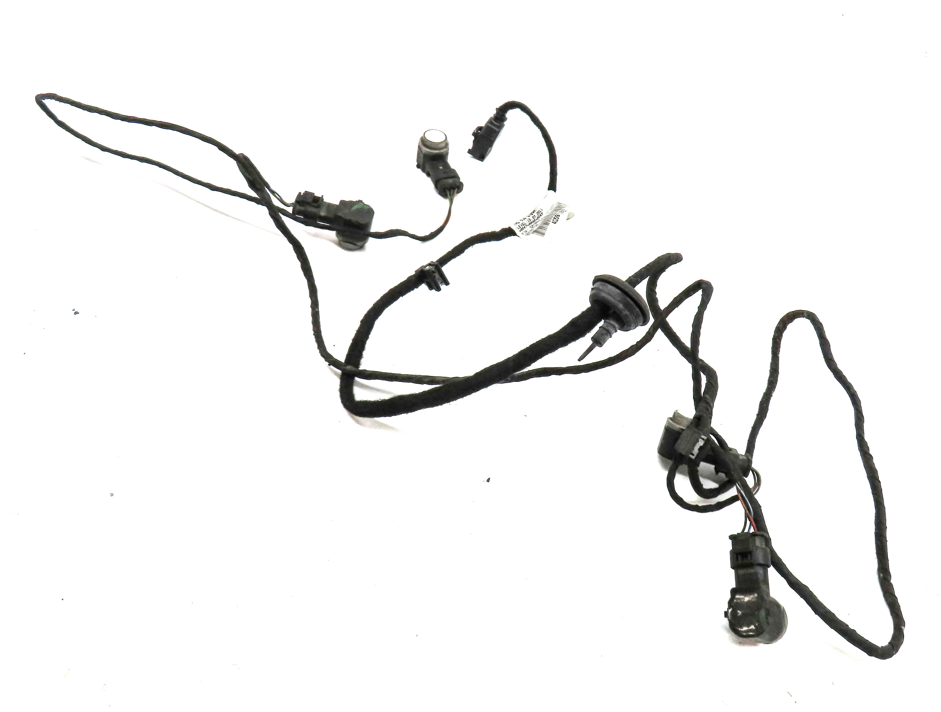 2012 AUDI A6 (C7 4G) REAR PARK ASSIST PDC SENSOR SET/4(White) — exact item pictured